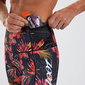 Zoot LTD Waikoloa Tri 6" Triathlon Broek Kort Zwart/Rood/Roze Dames