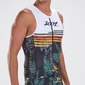 Zoot LTD  Waikoloa Tri Tank Triathlonshirt Zonder Mouwen Zwart/Wit/Groen/Or