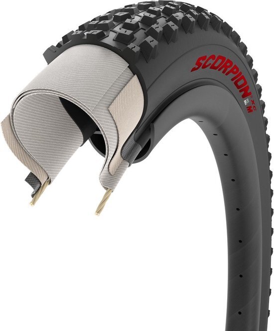 Pirelli Scorpion XC M TLR MTB Buitenband Zwart/Rood