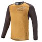 Alpinestars Alps 6.0 V2 MTB Fietsshirt Lange Mouwen Geel/Bruin Heren
