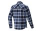 Alpinestars Whistler Wind Block Plaid MTB Fietsshirt Lange Mouwen Blauw Heren