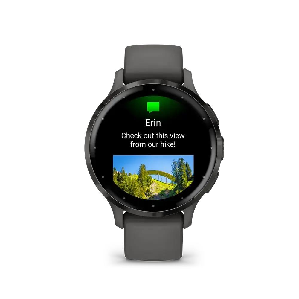 Tweedekans Garmin Venu 3S Wi-Fi GPS Sporthorloge Donkergrijs