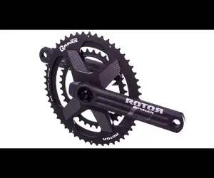 Tweedekans Rotor INpower DirectMount BCD110 Crank Vermogensmeter Zwart 170mm