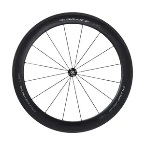 Tweedekans Shimano Dura-Ace R9200 C60 Tubular Voorwiel Velgrem