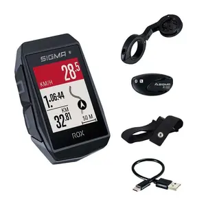 Tweedekans Sigma Sport ROX 11.1 EVO Top Mount GPS Fietscomputer Met HR Zwart