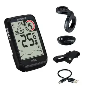 Tweedekans Sigma Sport ROX 4.0 Endurance HR Set GPS Fietscomputer Zwart