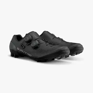 Tweedekans Shimano S-PHYRE XC903 Breed Mountainbikeschoenen Zwart Heren Maat 44