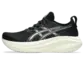 Tweedekans Asics Gel-Nimbus 27 Hardloopschoenen Zwart/Grijs/Wit Heren Maat 44