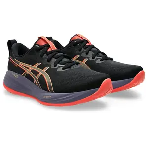 Tweedekans Asics Gel-Cumulus 27 Hardloopschoenen Zwart/Roze Heren Maat 44