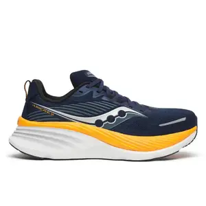 Tweedekans Saucony Hurricane 24 Hardloopschoenen Donkerblauw/Oranje Heren Maat 44