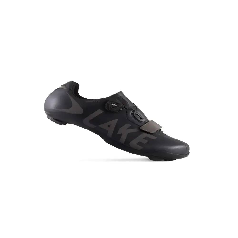 Tweedekans Lake CXZ176 Wielrenschoenen Zwart/Grijs Heren Maat 42