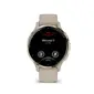 Tweedekans Garmin Venu 3S Wi-Fi GPS Sporthorloge Lichtgrijs/Goud