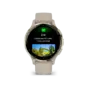 Tweedekans Garmin Venu 3S Wi-Fi GPS Sporthorloge Lichtgrijs/Goud