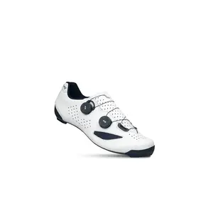 Tweedekans Lake CX239 Wide Wielrenschoenen Wit/Zwart Heren Maat 42