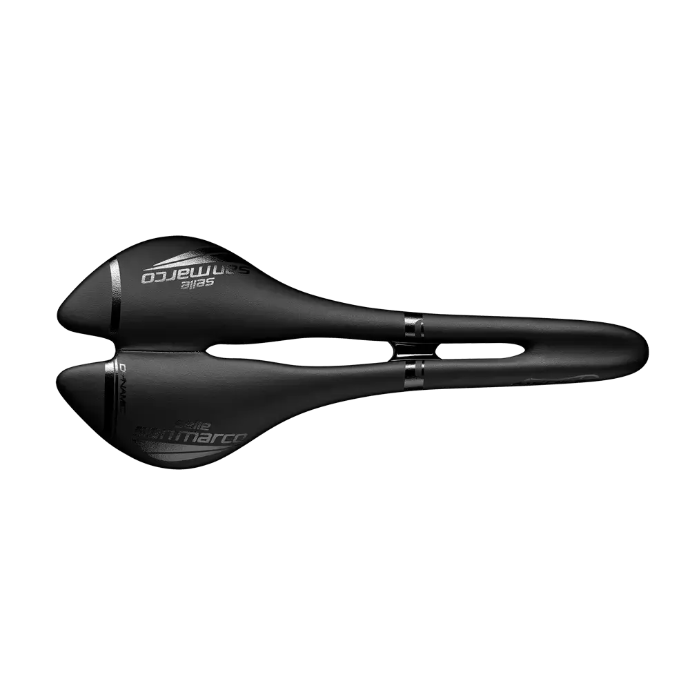Tweedekans San Marco Aspide Open-Fit Dynamic Wide Zadel Zwart