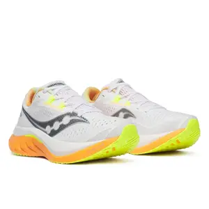 Tweedekans Saucony Endorphin Speed 4 Hardloopschoenen Wit/Oranje Maat 43