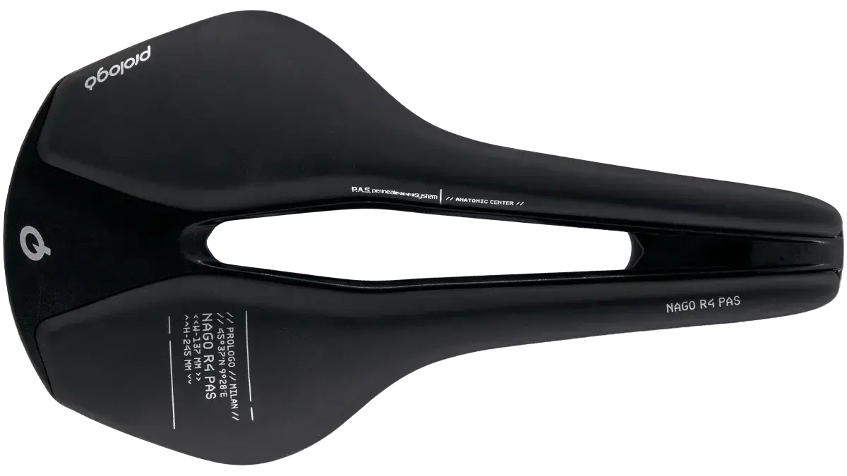 Tweedekans Prologo Nago R4 PAS T-Irox Fietszadel Zwart 137mm (1)