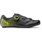 Tweedekans Northwave Storm Carbon 2 Wielrenschoenen Zwart/Fluo Geel Heren Maat 43