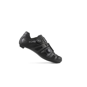 Tweedekans Lake CX242 Wide Wielrenschoenen Zwart/Zilver Maat 45
