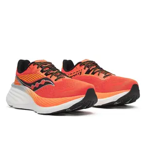Tweedekans Saucony Hurricane 24 Hardloopschoenen Rood/Oranje Heren Maat 44.5