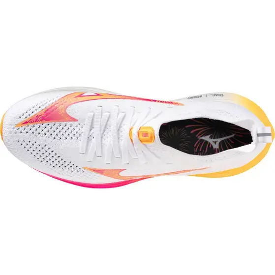 Tweedekans Mizuno Neo Zen Hardloopschoenen Wit/Oranje/Roze Maat 44