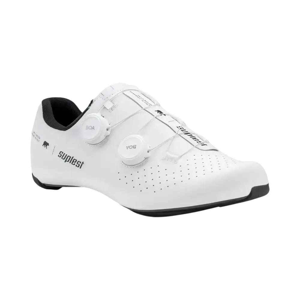 TWEEDEKANS Suplest Road Performance Wielrenschoenen Wit Heren - Maat 46