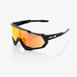 100% Speedtrap Sport Zonnebril Zwart HiPER Red Multilayer Mirror Lens