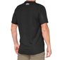 100% Celium MTB Fietsshirt Korte Mouwen Zwart Heren