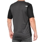 100% Airmatic MTB Fietsshirt Korte Mouwen Zwart/Grijs Heren