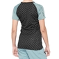 100% Airmatic MTB Fietsshirt Korte Mouwen Zwart/Blauw Dames