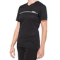 100% Ridecamp MTB Fietsshirt Korte Mouwen Zwart Dames