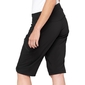 100% Ridecamp MTB Fietsbroek Kort Zwart Dames
