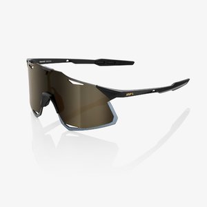 100% Hypercraft Sport Zonnebril Mat Zwart Mat Zwart met Soft Gold Mirror Le