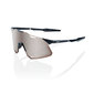 100% Hypercraft Sport Zonnebril Glanzend Zwart met HiPER Silver Mirror Lens