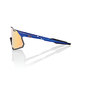 100% Hypercraft XS Sport Zonnebril Kobalt Blauw met HiPER Copper Mirror Len