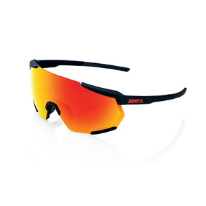 100% Racetrap 3.0 Zwart met HiPER Red Multilayer Mirror Lens