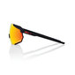 100% Racetrap 3.0 Zwart met HiPER Red Multilayer Mirror Lens
