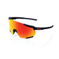 100% Racetrap 3.0 Zwart met HiPER Red Multilayer Mirror Lens
