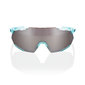 100% Racetrap 3.0 Mint Blauw met HiPER Silver Mirror Lens