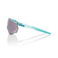 100% Racetrap 3.0 Mint Blauw met HiPER Silver Mirror Lens