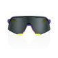 100% S3 Sport Zonnebril Mat Metallic Digital Brights met Smoke Lens