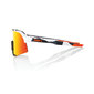 100% S3 Sport Zonnebril Grijs Camo met HiPER Red Multilayer Mirror Lens