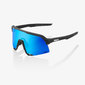 100% S3 Sport Zonnebril Mat Zwart met HiPER Blue Multilayer Mirror Lens