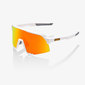 100% S3 Sport Zonnebril Wit met HiPER Red Multilayer Mirror Lens