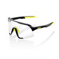 100% S3 Sport Zonnebril Glanzend Zwart met Photochromic Lens
