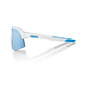 100% S3 Sport Zonnebril Movistar Team Wit met HiPER Blue Multilayer Mirror — afbeelding 3
