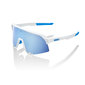 100% S3 Sport Zonnebril Movistar Team Wit met HiPER Blue Multilayer Mirror — afbeelding 1
