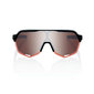 100% S2 Sport Zonnebril Zwart met HiPER Crimson Silver Mirror Lens