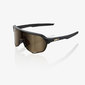 100% S2 Sport Zonnebril Mat Zwart Soft Gold Mirror Lens