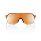 100% S2 Sport Zonnebril Mat Koper Chromium met HiPER Copper Mirror Lens